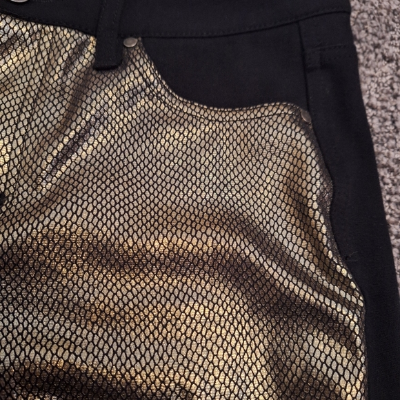 Design Lab Gold and Black Jeggings. Size 29 💛 - Picture 6 of 8
